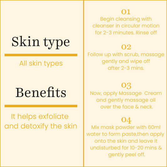 professional o3+ gold infusion facial kit brightening facial kit