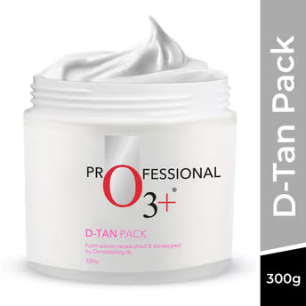 O3+ D -TAN Face Pack for Tan Removal & Glowing Skin - Detan Mask for All Skin Types
