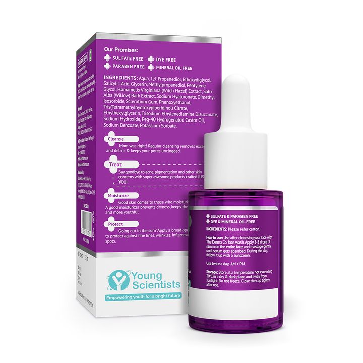 2% Salicylic Acid Face Serum for Active Acne - 30ml