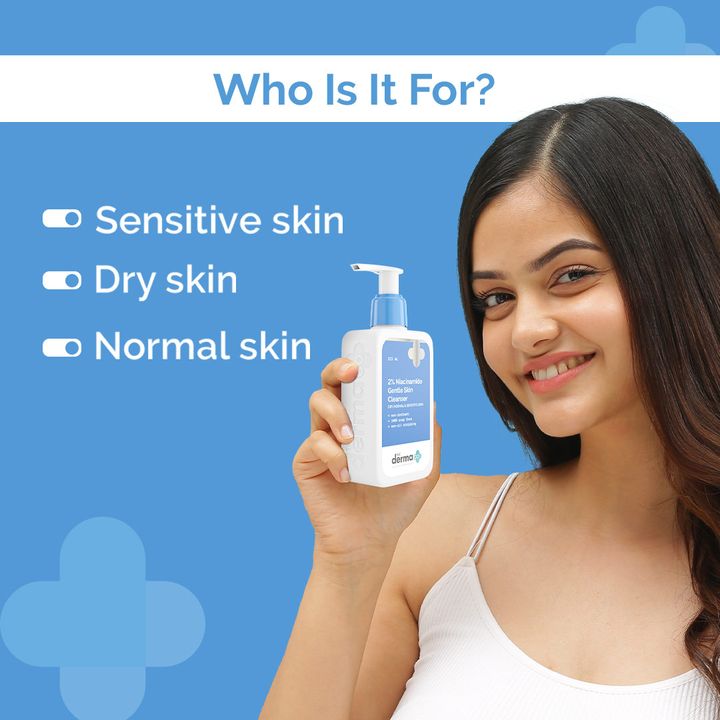 2% Niacinamide Gentle Skin Cleanser for Sensitive, Dry & Normal Skin - 125 ml