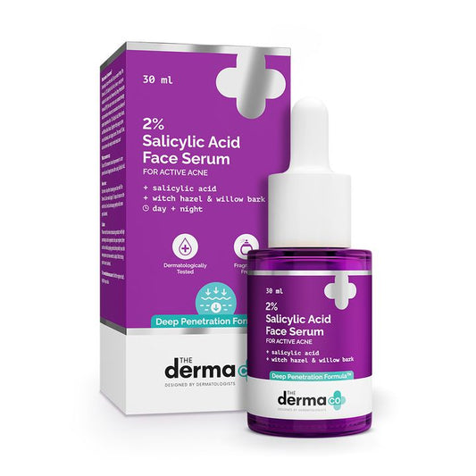 2% Salicylic Acid Face Serum for Active Acne - 30ml